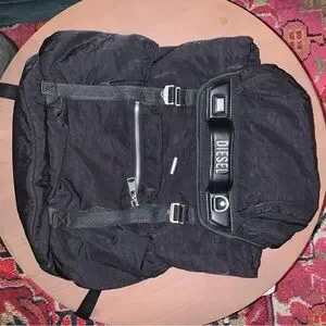Diesel | Bags | Diesel Logos Large Backpack In Recycled  display picture 3